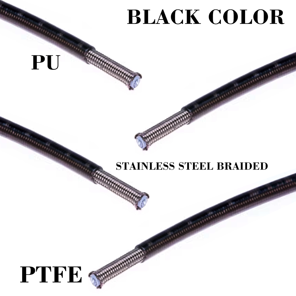 AN3 Motorcycle PTFE Brake Line - Flexible Hose Braided recension och pris