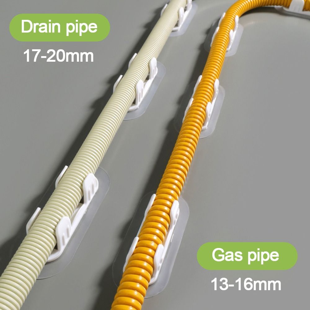 5pcs Plastic Pipe Clamp Hooks  - Drain Pipe Clip recension och pris