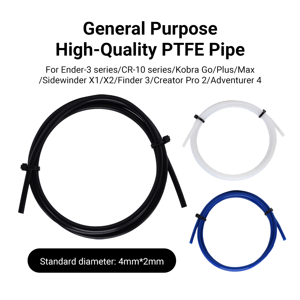 1M PTFE Tube 2x4mm MK8 Hot End - Ptfe Tape Thread recension och pris